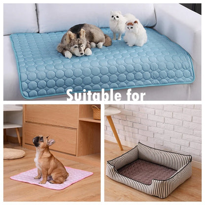 Dog Cooling Summer Pad | Breathable, Washable Mat - Small to Large Dogs