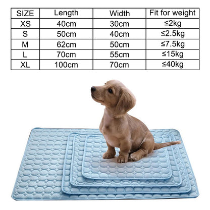Dog Cooling Summer Pad | Breathable, Washable Mat - Small to Large Dogs