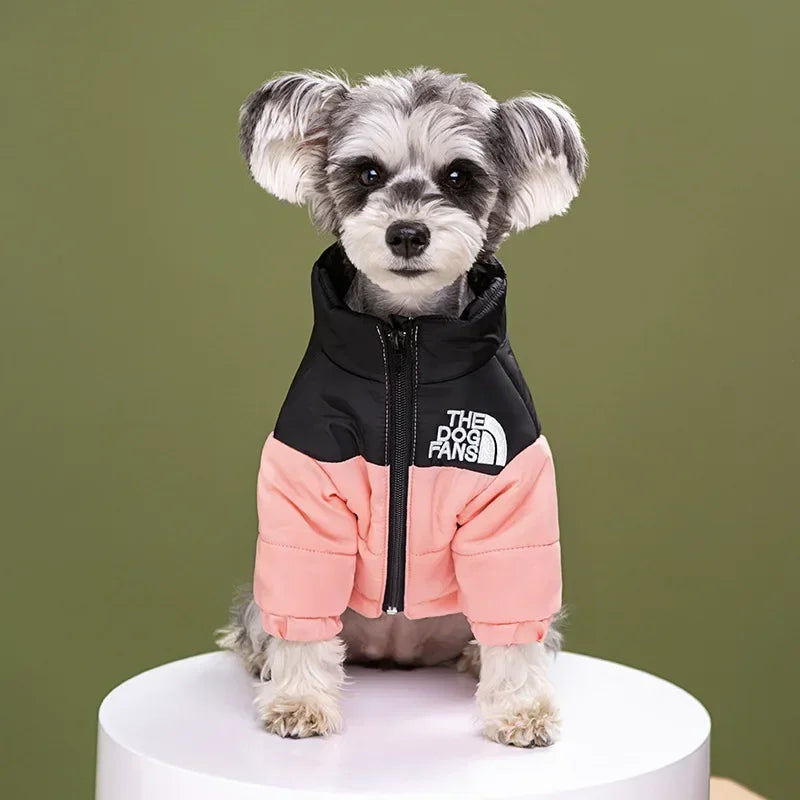 The Dog Face Winter Dog Jacket | Clothes for Small - Medium Dogs