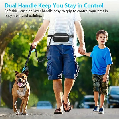 Hands-Free Dog Running Leash | Perfect for Medium & Large Dogs
