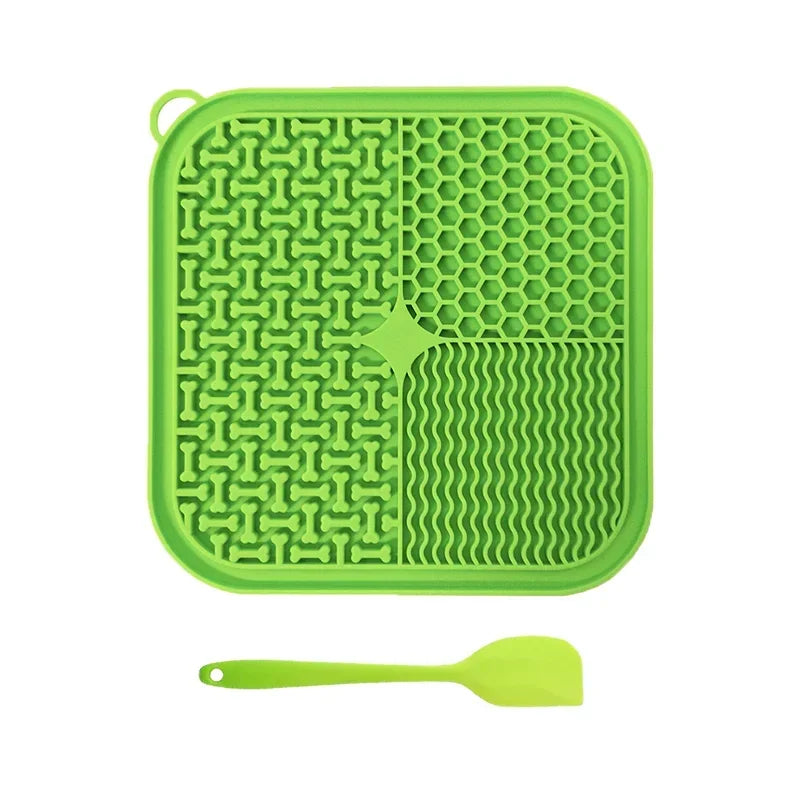 Licking Mat Slow Feeder | Premium Lick Pad with Suction Cups, Slow Feeder Dog Bowl