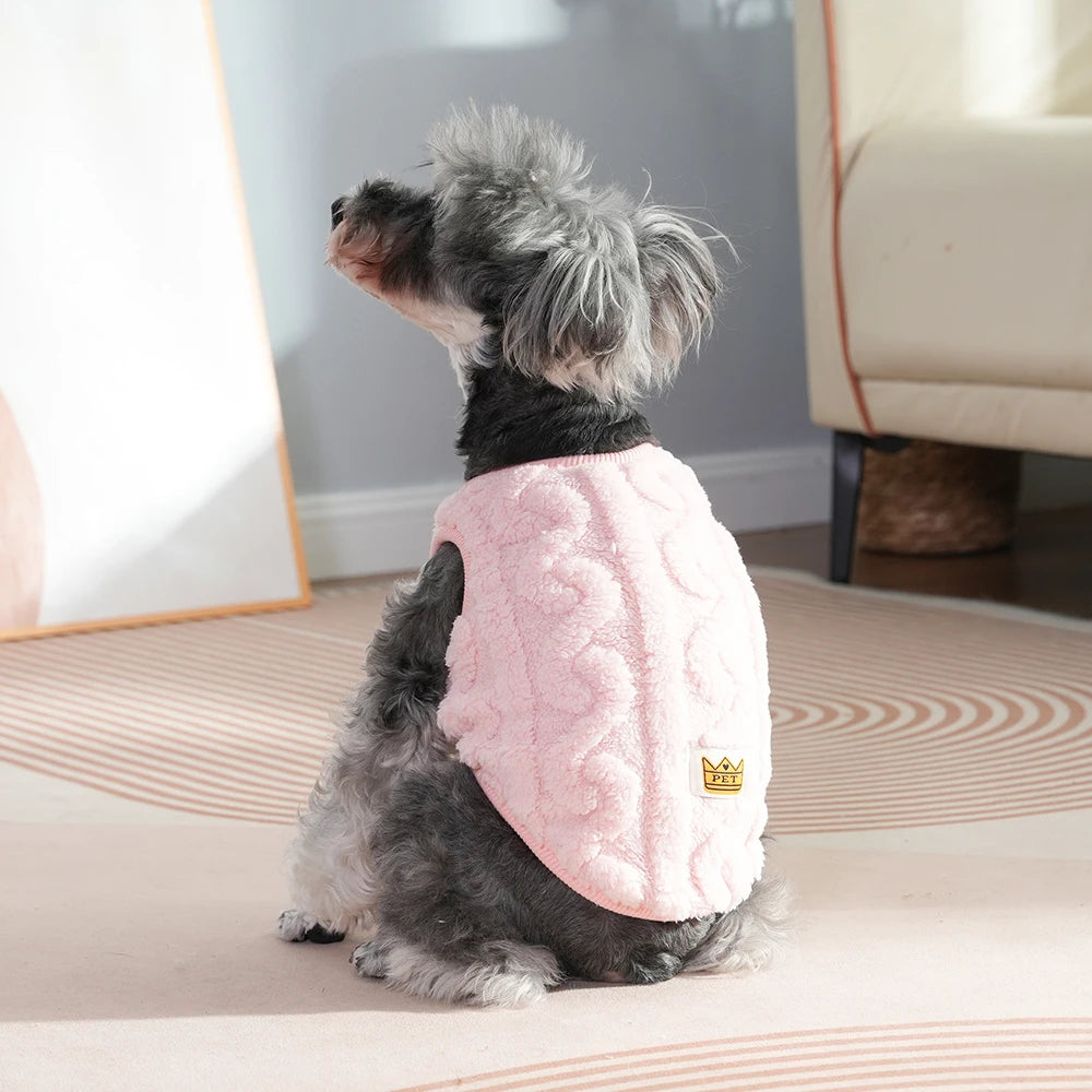 Soft Fleece Dog Sweater | For Small Dogs, Warm Puppy Vest