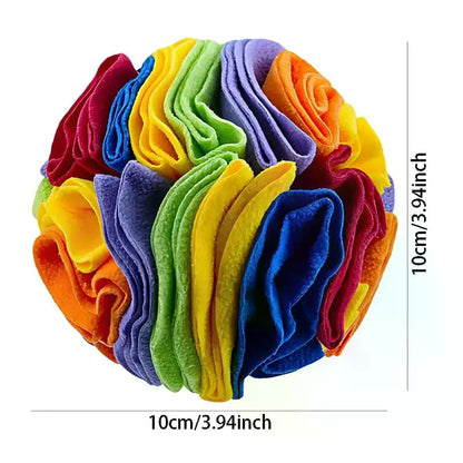 Interactive Dog Snuffle Ball | Encourage Natural Foraging Skills, Puzzle Treat Ball