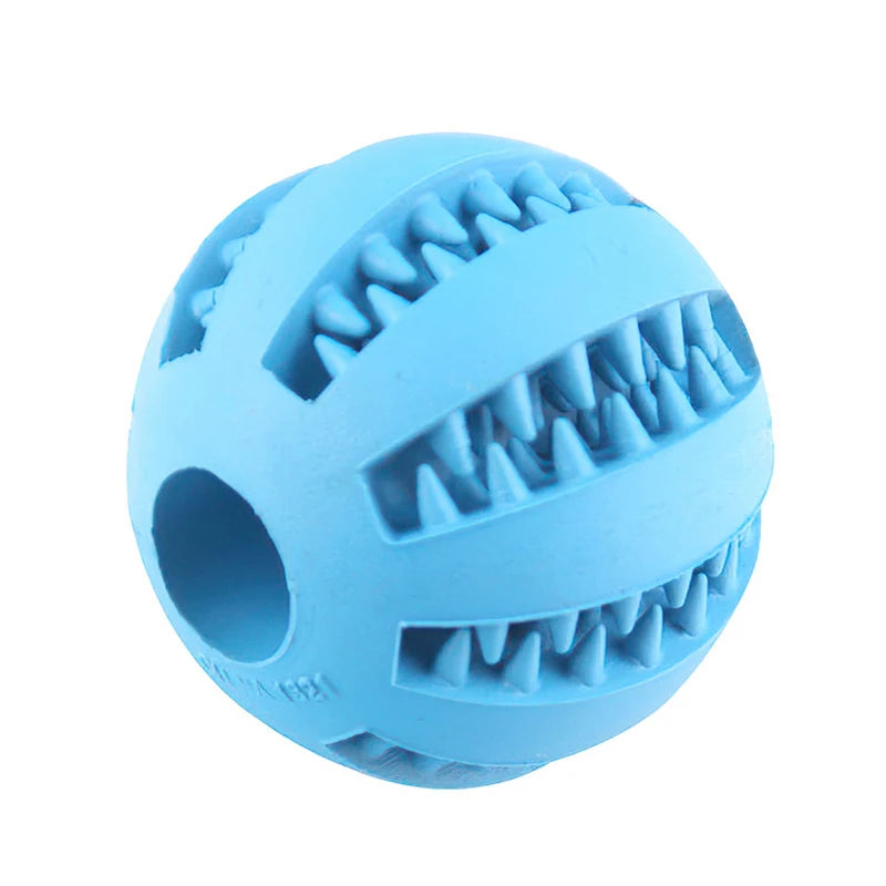 Interactive Feeder Dog Ball Toy | Interactive Puppy Tooth Cleaning Rubber Food Ball Toy