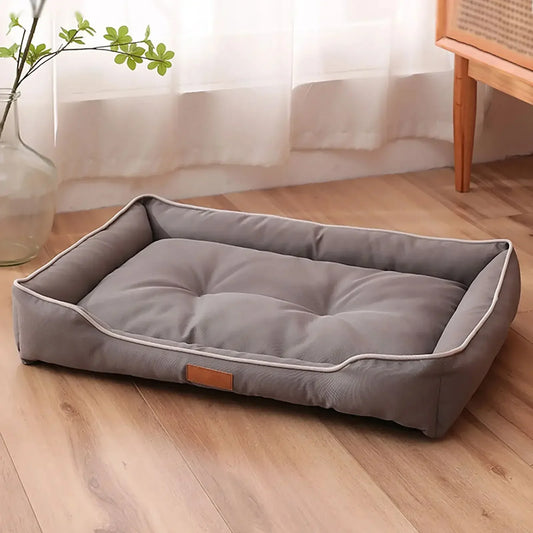 All Season Thickened Cotton Dog Bed | Bite-resistant, Waterproof 600D Oxford Cotton Pet Mat