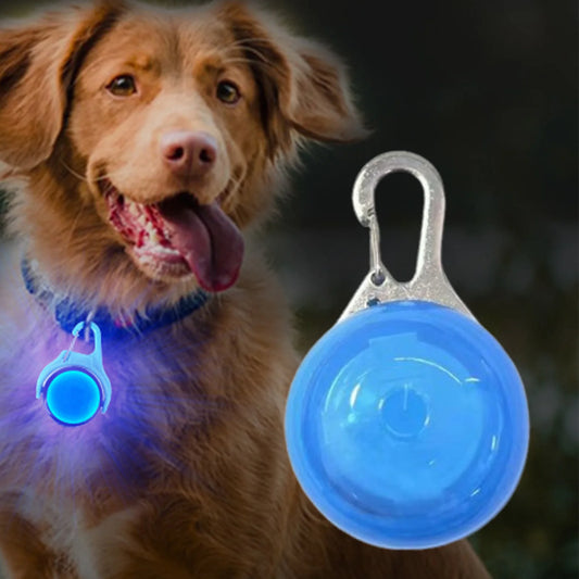 Dog Collar Night Light | LED Collar Clip on Glowing Safety Light for Dogs