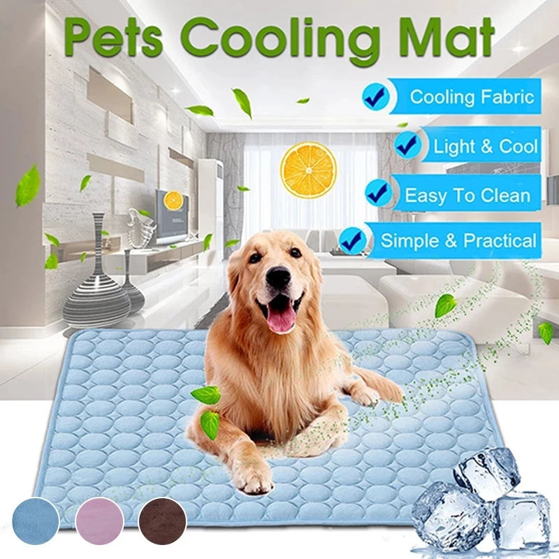 Dog Cooling Summer Pad | Breathable, Washable Mat - Small to Large Dogs
