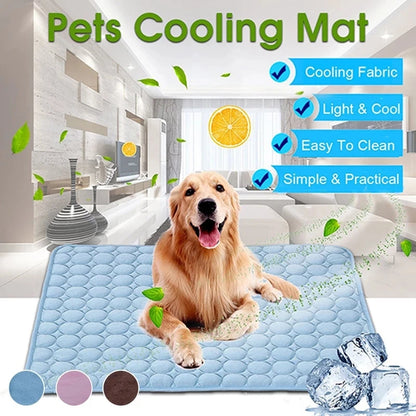 Dog Cooling Summer Pad | Breathable, Washable Mat - Small to Large Dogs