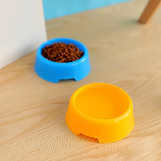 Small Dog Bowl | Plastic Round Food and Water Bowl