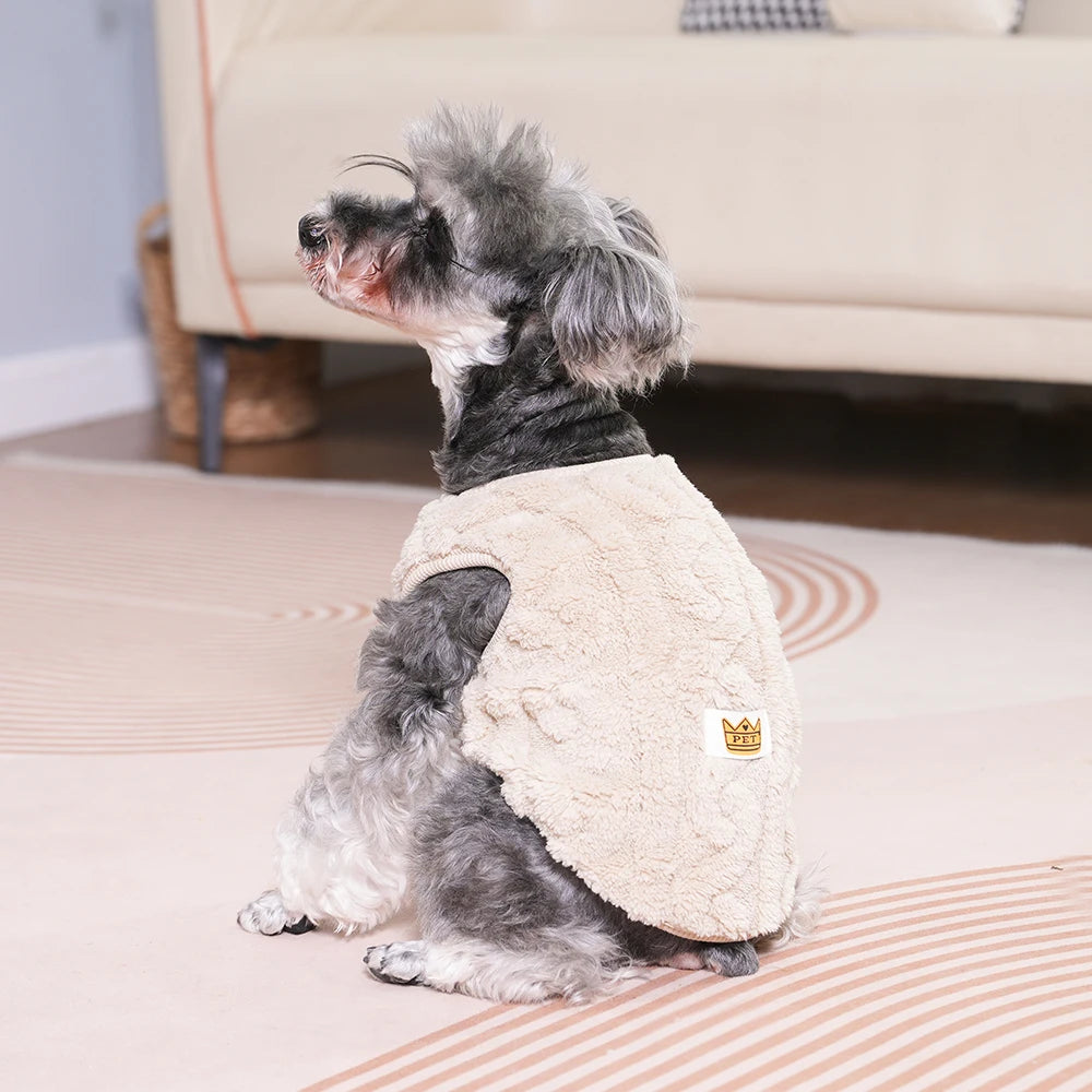 Soft Fleece Dog Sweater | For Small Dogs, Warm Puppy Vest