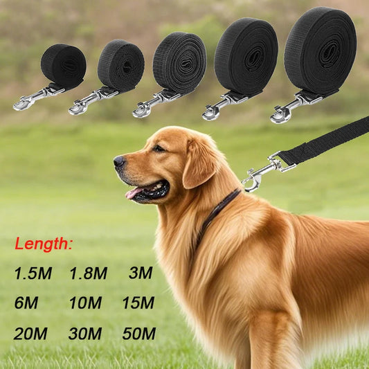 Extra Long Nylon Dog Leash | 10m 15m 20m Pet Training Leash For Outdoor Walking