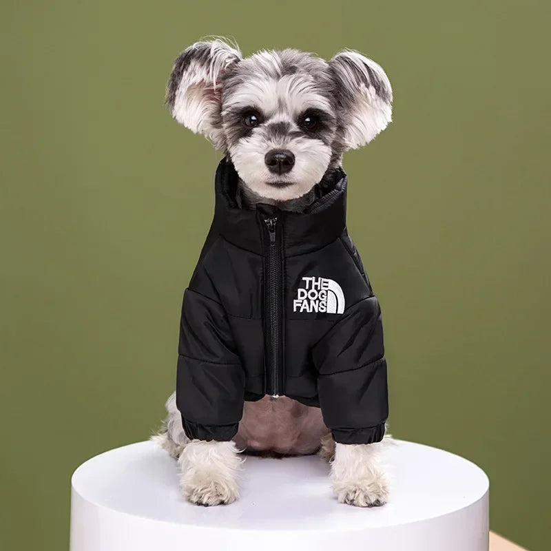 The Dog Face Winter Dog Jacket | Clothes for Small - Medium Dogs