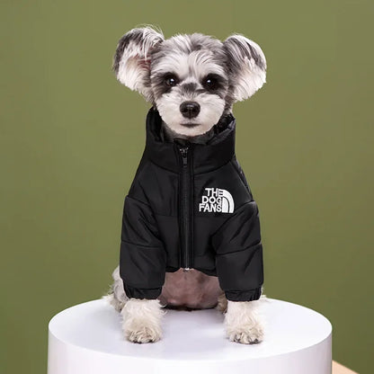 The Dog Face Winter Dog Jacket | Clothes for Small - Medium Dogs