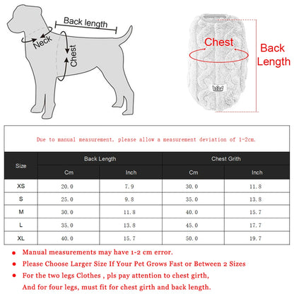 Soft Fleece Dog Sweater | For Small Dogs, Warm Puppy Vest