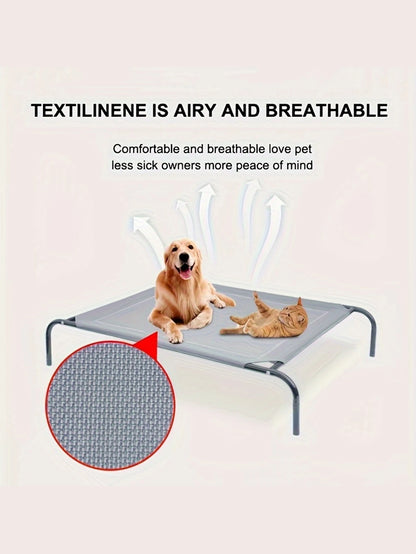 Outdoor Elevated Mesh Dog Bed | for Small - Large Pets, Suitable for Camping