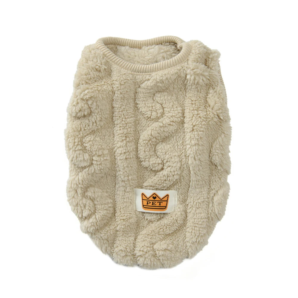 Soft Fleece Dog Sweater | For Small Dogs, Warm Puppy Vest