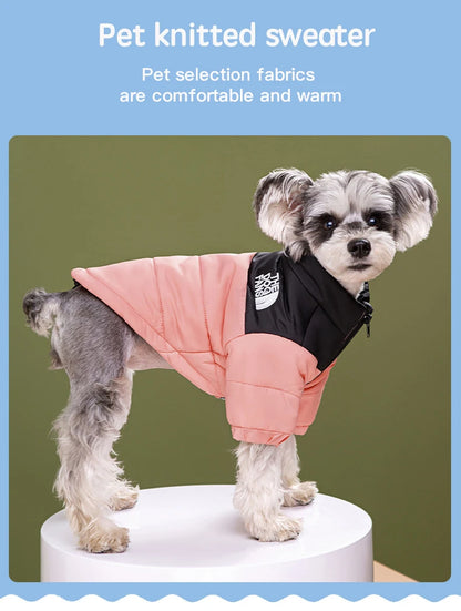 The Dog Face Winter Dog Jacket | Clothes for Small - Medium Dogs