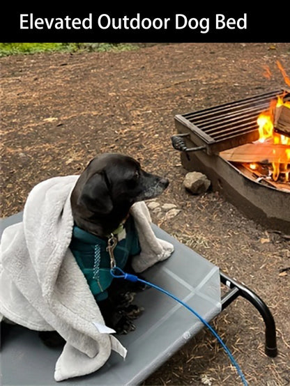 Outdoor Elevated Mesh Dog Bed | for Small - Large Pets, Suitable for Camping