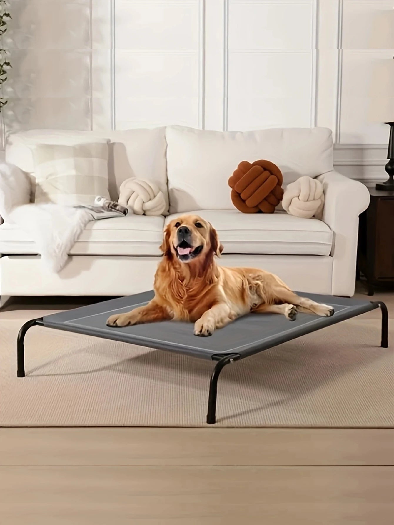 Outdoor Elevated Mesh Dog Bed | for Small - Large Pets, Suitable for Camping