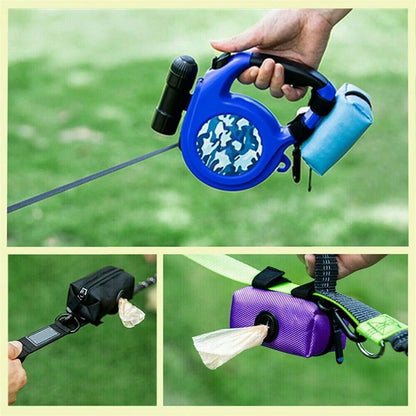 Portable Pet Waste Bag Holder | Durable Polyester Organiser For Convenient Outdoor Walks