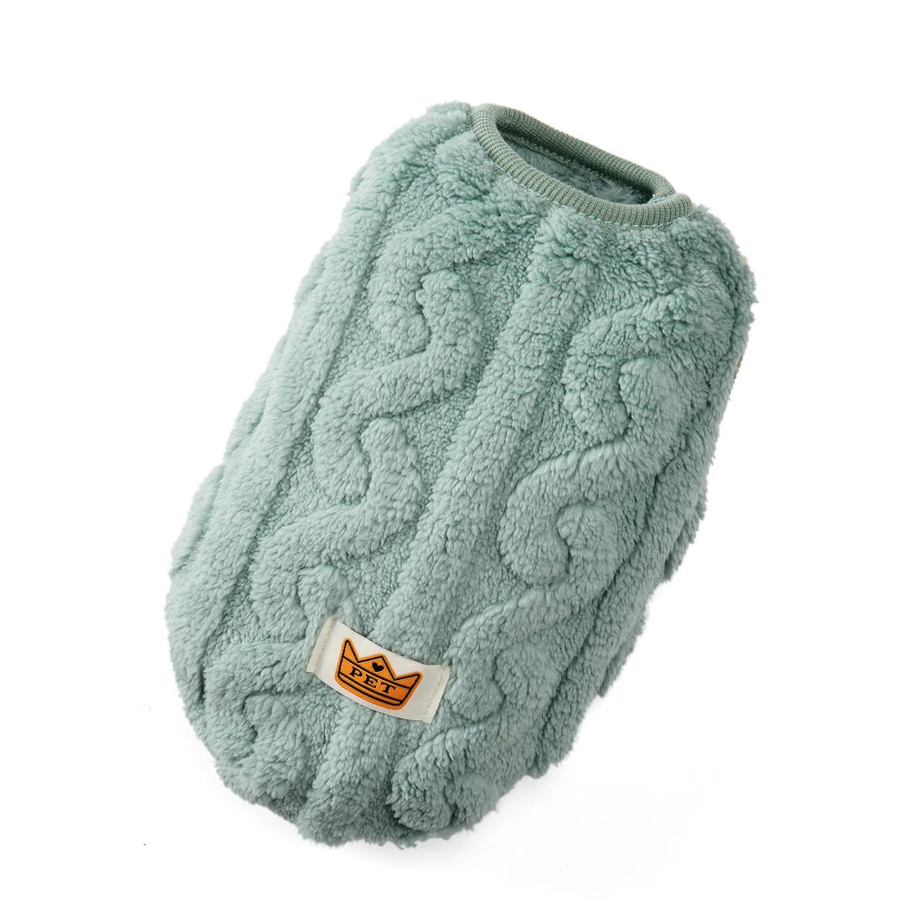 Soft Fleece Dog Sweater | For Small Dogs, Warm Puppy Vest