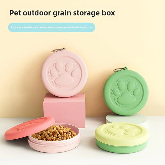Pet Travel Bowl | Outdoor Portable Dog Food Bowl
