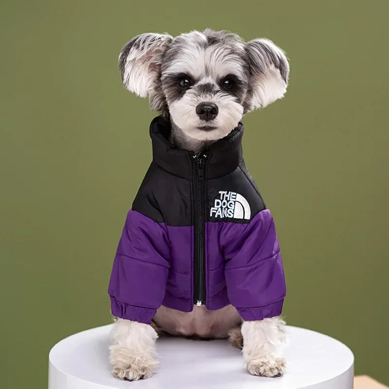 The Dog Face Winter Dog Jacket | Clothes for Small - Medium Dogs