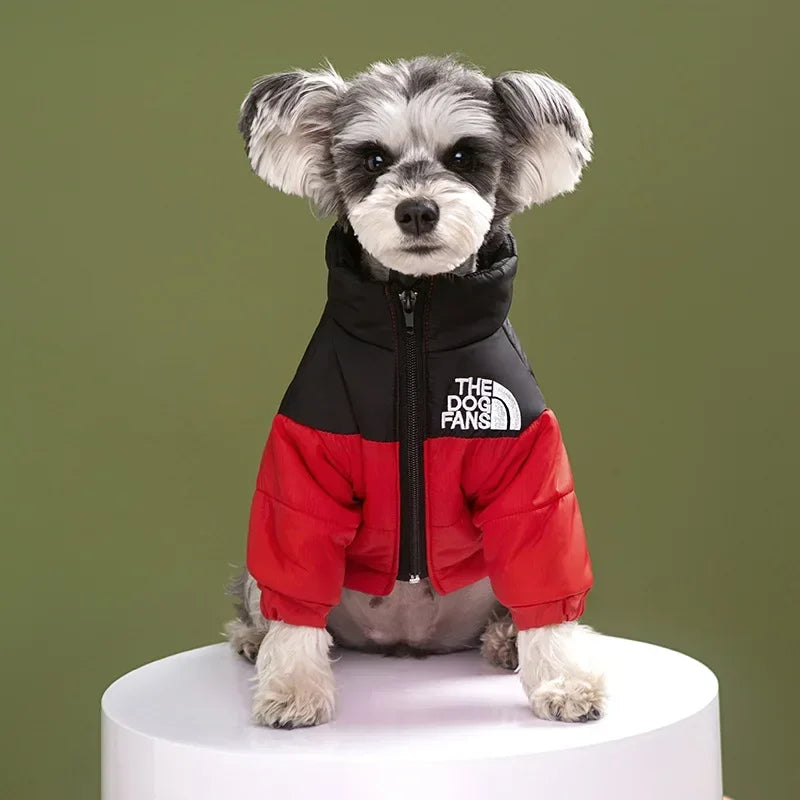 The Dog Face Winter Dog Jacket | Clothes for Small - Medium Dogs
