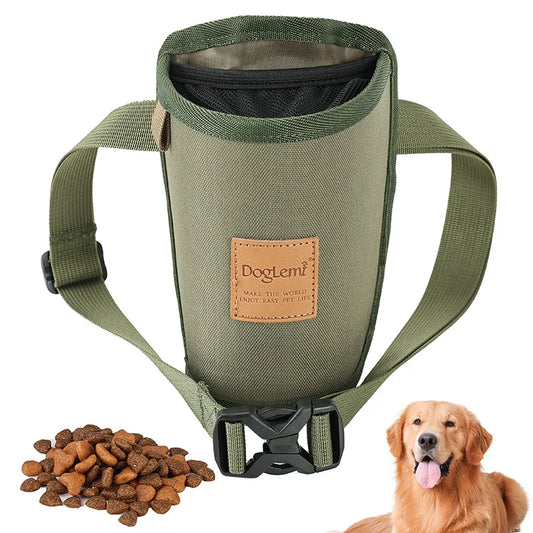 Dog Walk Snack Bag | Pet Waist Pack Storage Pouch Puppy Training Bag