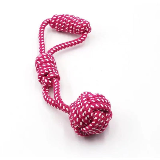 Dog Rope Tugging Toy | Knot Rope Ball Toys For Dogs