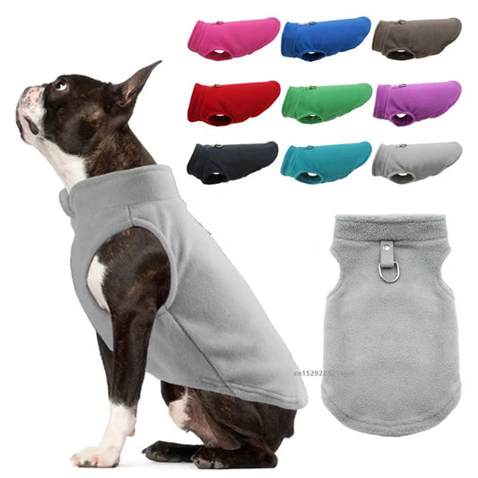 Winter Warm Dog Vest with D-Ring | For Small Dogs