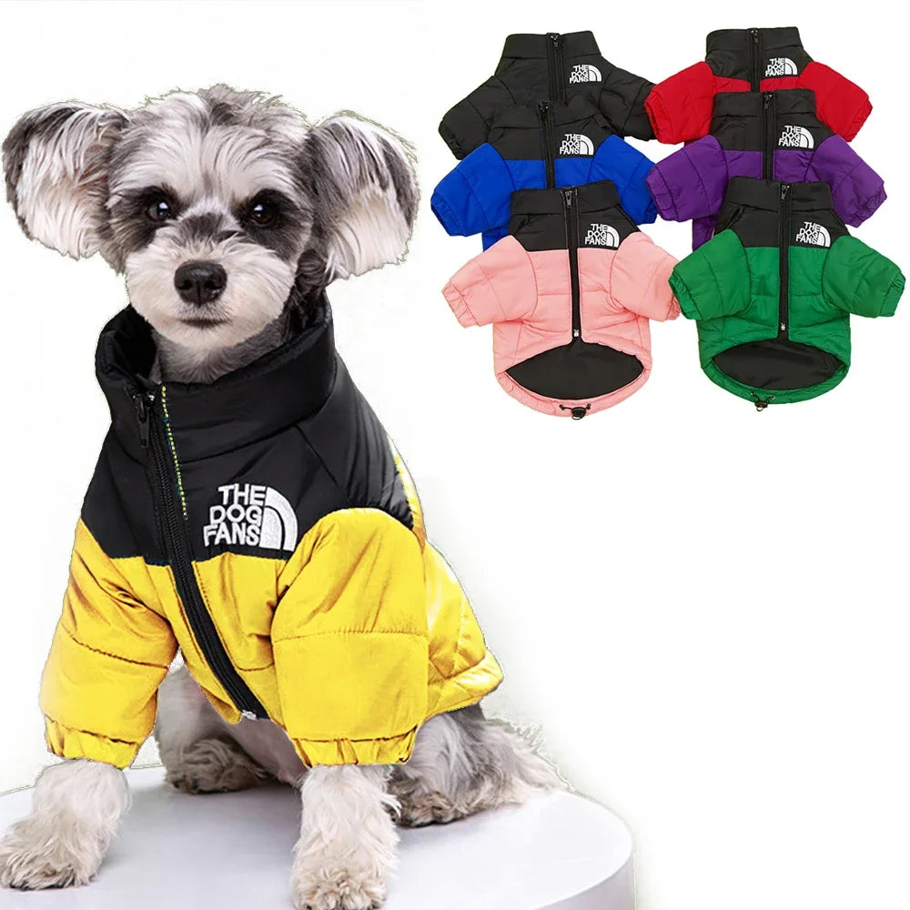 The Dog Face Winter Dog Jacket | Clothes for Small - Medium Dogs