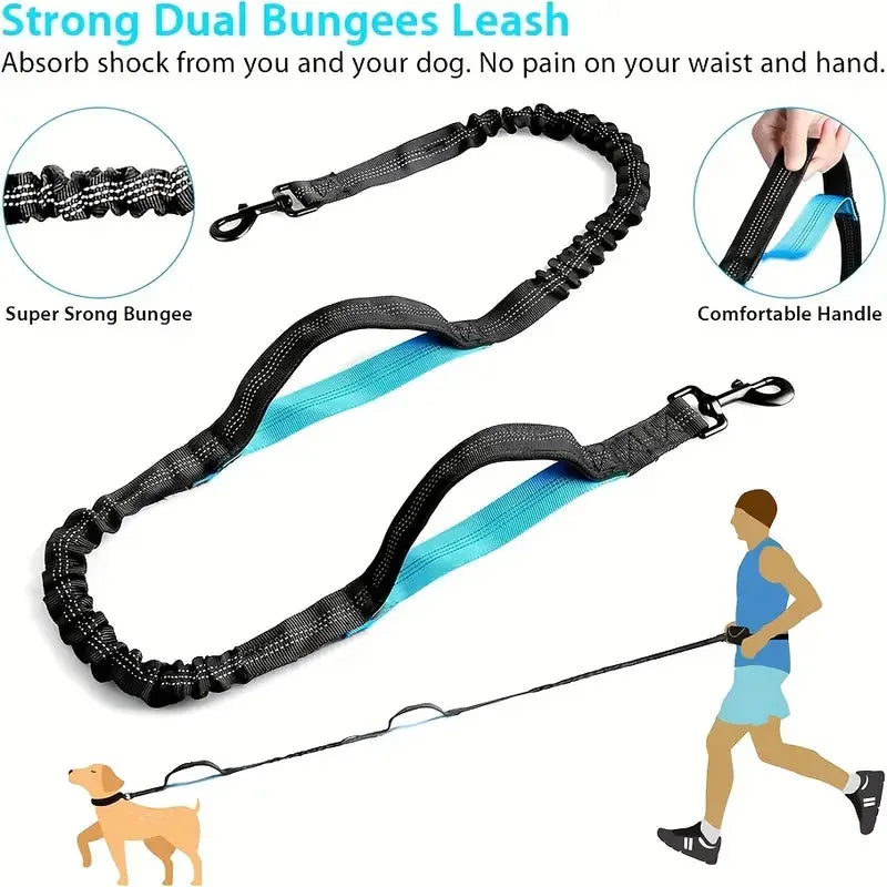 Hands-Free Dog Running Leash | Perfect for Medium & Large Dogs