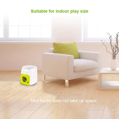 Automatic Dog Ball Launcher with Food Rewards | Smart Tennis Ball Thrower Machine for Dogs