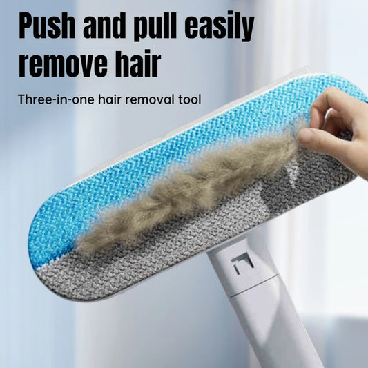 Long Handle Pet Hair Remover | Pet Hair Cleaner Ideal for Carpets
