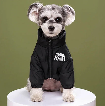 The Dog Face Winter Dog Jacket | Clothes for Small - Medium Dogs