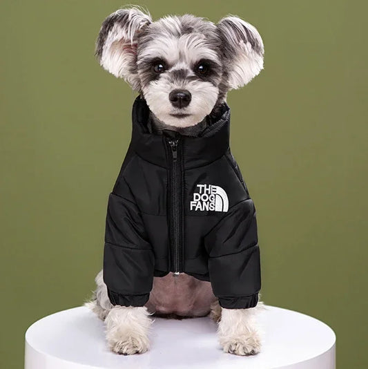 The Dog Face Winter Dog Jacket | Clothes for Small - Medium Dogs