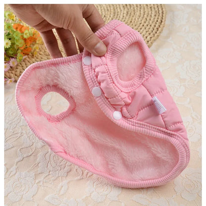 Adidog Dog Puufer Vest | Winter Waterproof Warm Coat for Dogs