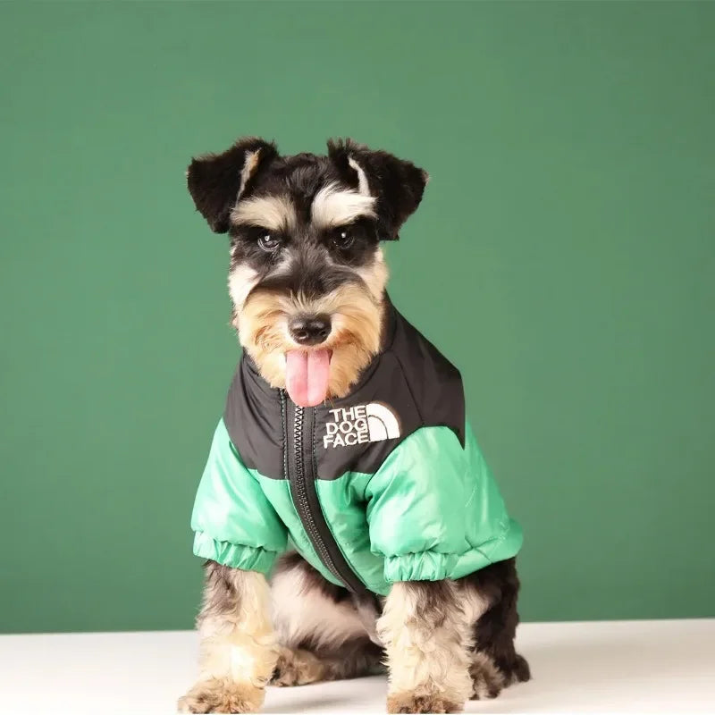 The Dog Face Winter Dog Jacket | Clothes for Small - Medium Dogs