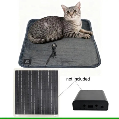 USB Heated Pet Pad | 45degree Celsius, 43x43cm